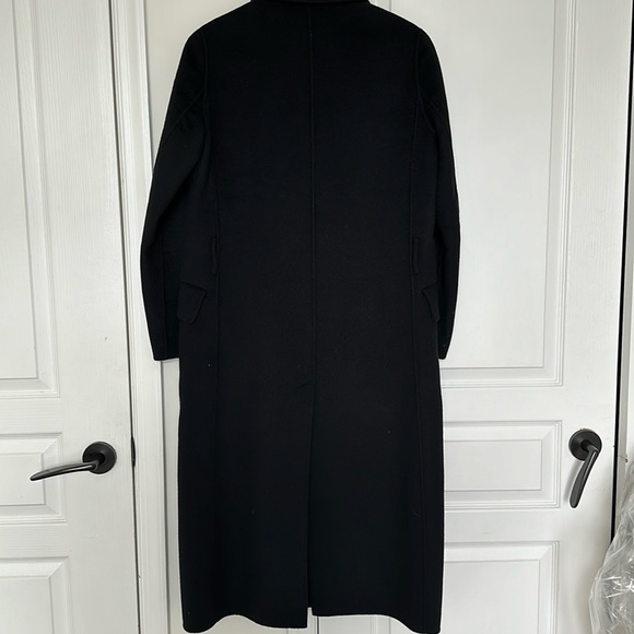 Maje Women’s Geola Wool-blend Black Coat Size FR 36. - Picture 5 of 10